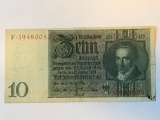 1924 10 Reich Mark