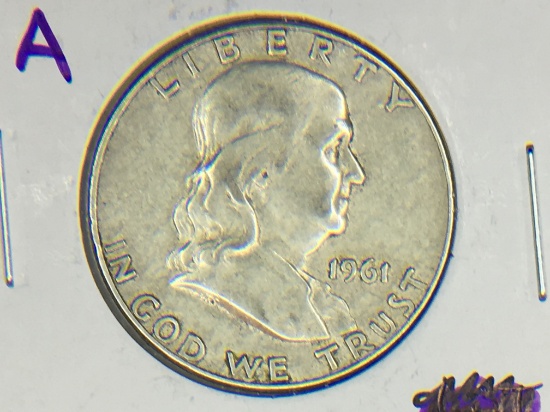 1961 D Franklin 1/2 Dollar