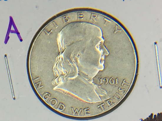 1961 Franklin 1/2 Dollar