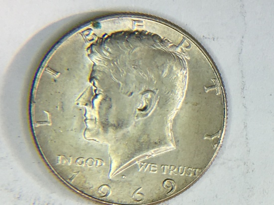 1969 D Kennedy Half Dollar