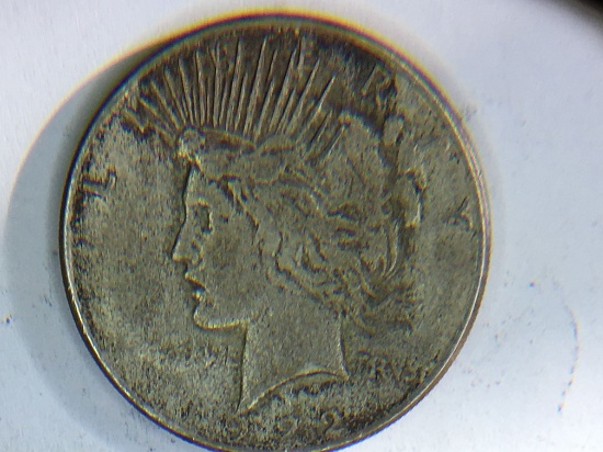 1922 S Peace Dollar