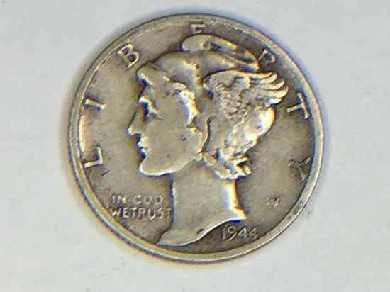 1944 S Mercury Dime