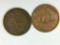 1932 & 1964 British Half Penny