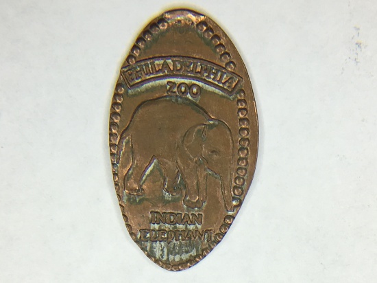 Elongated Penny Indian Elephant