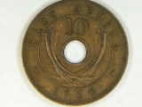 1956 East Africa 10 Cents