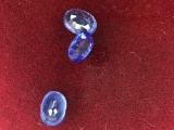 (3) Blue Sapphires