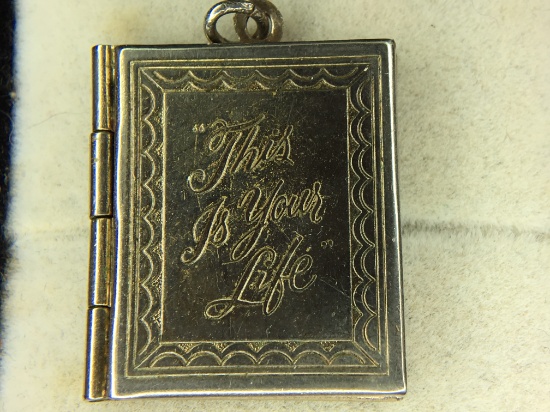 .925 Sterling Silver Locket "this Is Your Life"