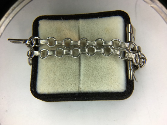 .925 Sterling Silver Ladies Designer Bracelet