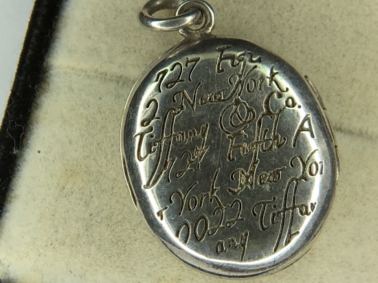.925 Sterling Silver Ladies Tiffany And Company Locket
