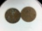 1928 & 1966 British 1 Penny