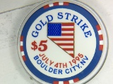 $5.00 Gold Strike Nevada