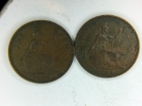 1938 & 1939 British 1 Penny
