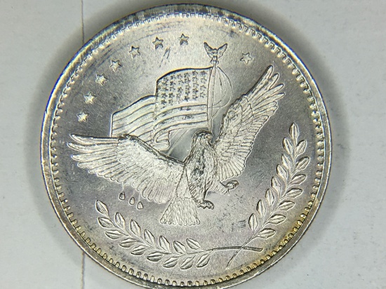 1981 Silver Trade Unit Eagle & Flag