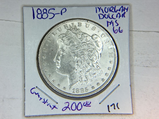 1885 P Morgan Dollar