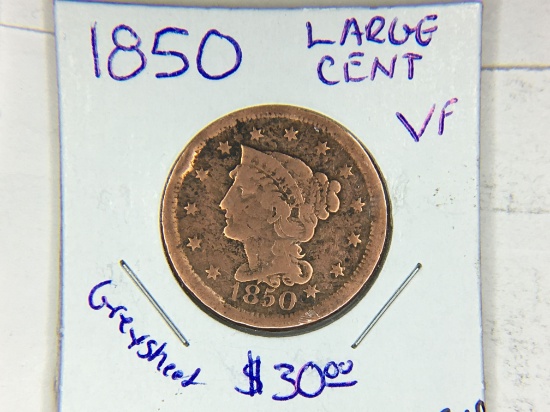 1850 Large Cent