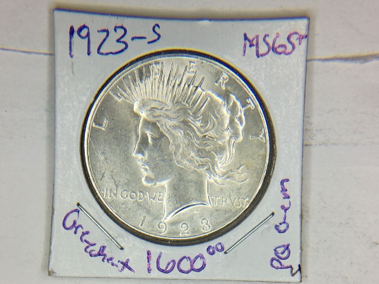 1923 S Peace Dollar