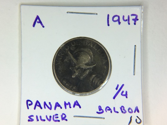1947 1/4 Balboa Panama