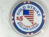 $5.00 Gold Strike Nevada