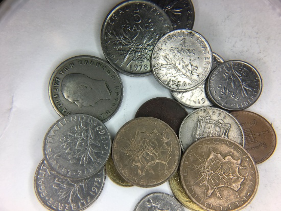 (16) Foreign Coins