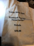 United States Mint Back For $50.00 In Westward Journey Nickles