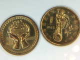(2) President & First Lady Tokens