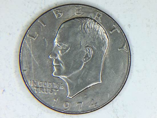 1974 D Eisenhower Dollar