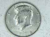 1968 D Kennedy Half Dollar