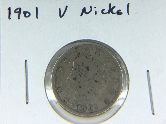 1901 V Nickel