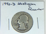 1940 – D Washington Quarter