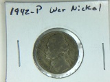1942 – P Silver War Nickel