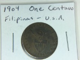 1904 Philippines 1 Centavos