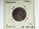 1941 Mexico 2 Centavos