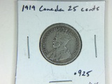 1919 Canada 25 Cents
