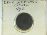 1862 A France Deux Centimes