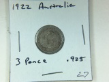 1922 Australia 3 Pence