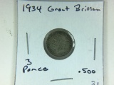 1934 Great Britain 3 Pence