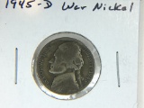 1945 - D Silver War Nickel