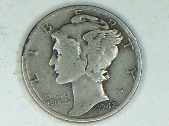 1942 Mercury Dime