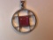 .925 Sterling Silver 3 Carat Gemstone Pendant On The 18 Inch Chain