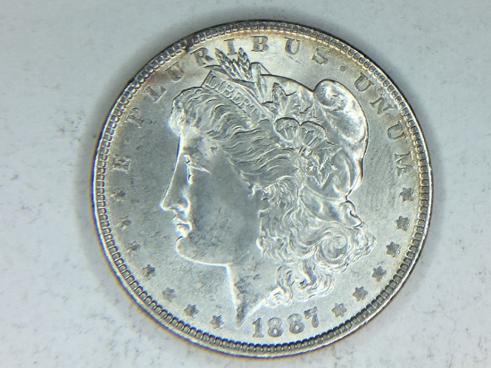 1887 Morgan Silver Dollar