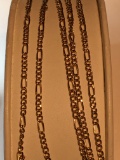 (5) Gold Filled Figaro Bracelets