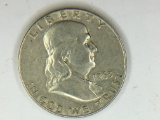 1963 D Silver Franklin Half Dollar