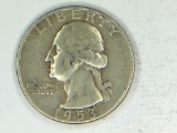 1953 S Silver Washington Quarter