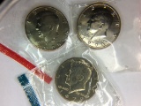 (3) Kennedy Half Dollars