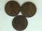 (3) Lincoln Cents