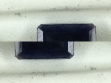 2.66 Carat Emerald Cut Chatham Sapphire