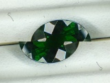 3.29 Carat Oval Cut Chatam Emerald