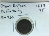 1878 Great Britain 1/3 Farthing