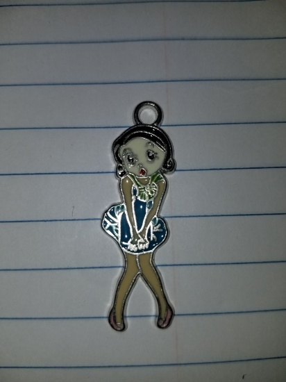 Betty Boop In A Blue Dress