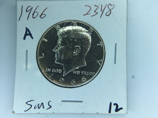 1966 Silver Kennedy Half Dollar